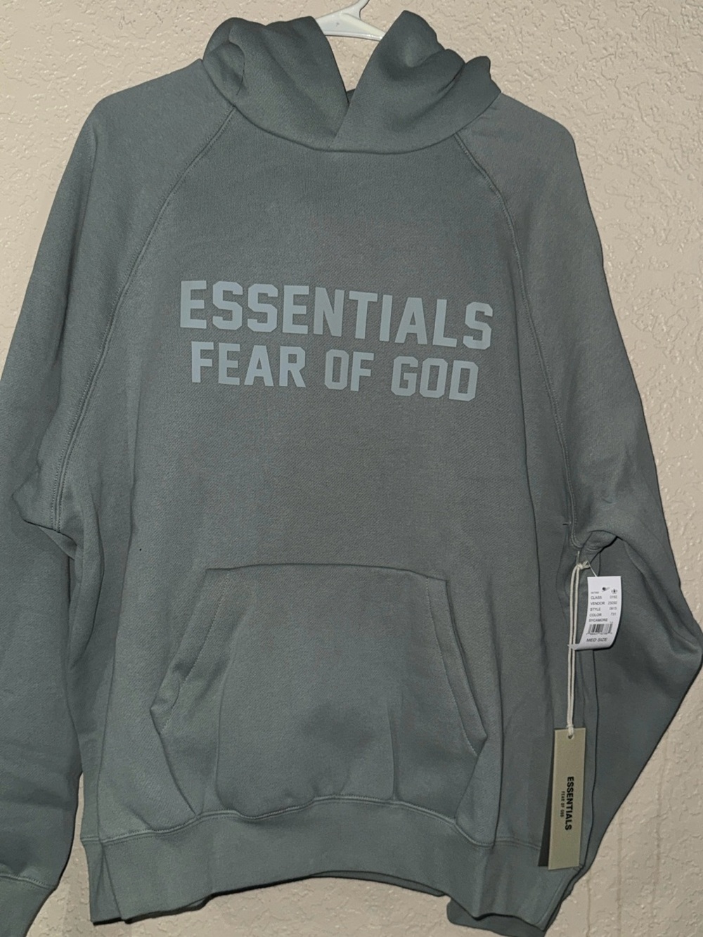 Essentials Fear of God Men's Hoodie - sycamore color